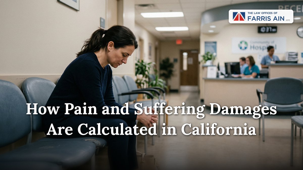How Pain and Suffering Damages Are Calculated in California
