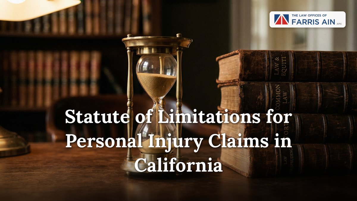 Statute of Limitations for Personal Injury Claims in California