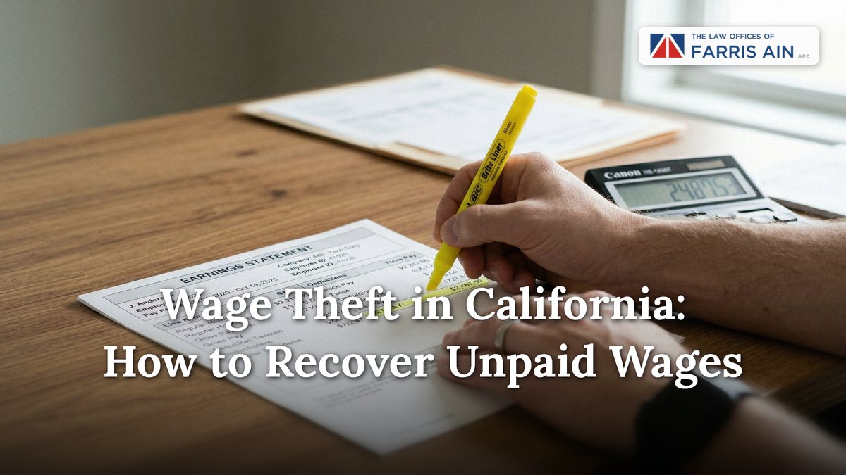Wage Theft in California: How to Recover Unpaid Wages