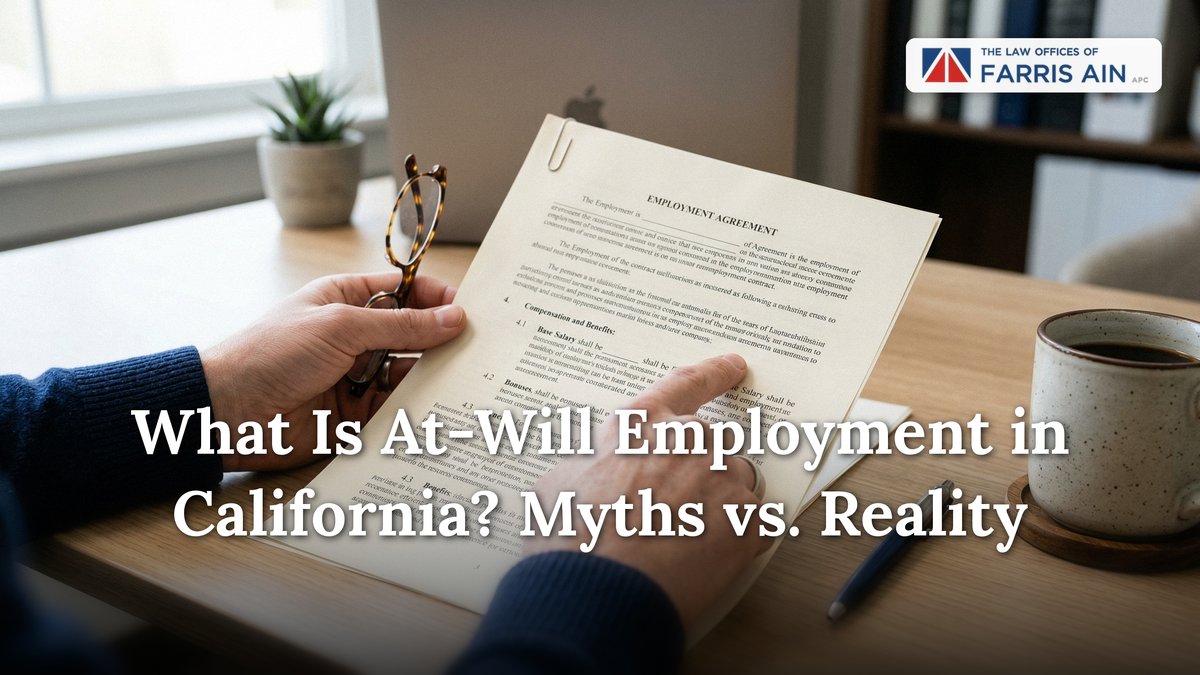 What Is At-Will Employment in California? Myths vs. Reality