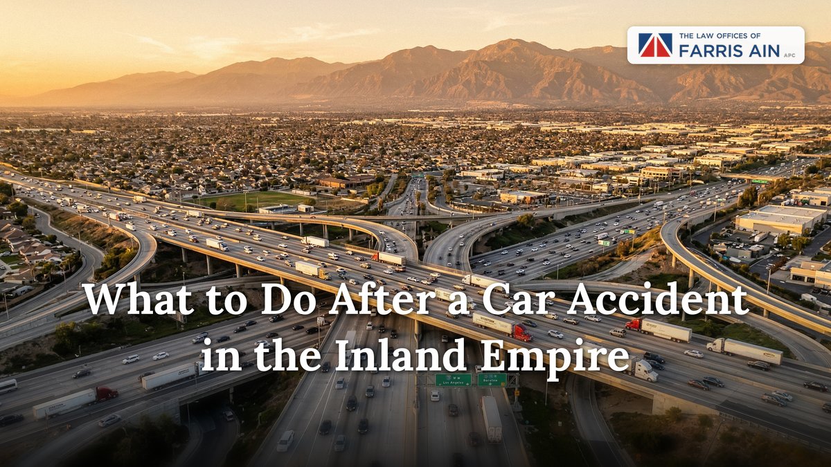 What to Do After a Car Accident in the Inland Empire